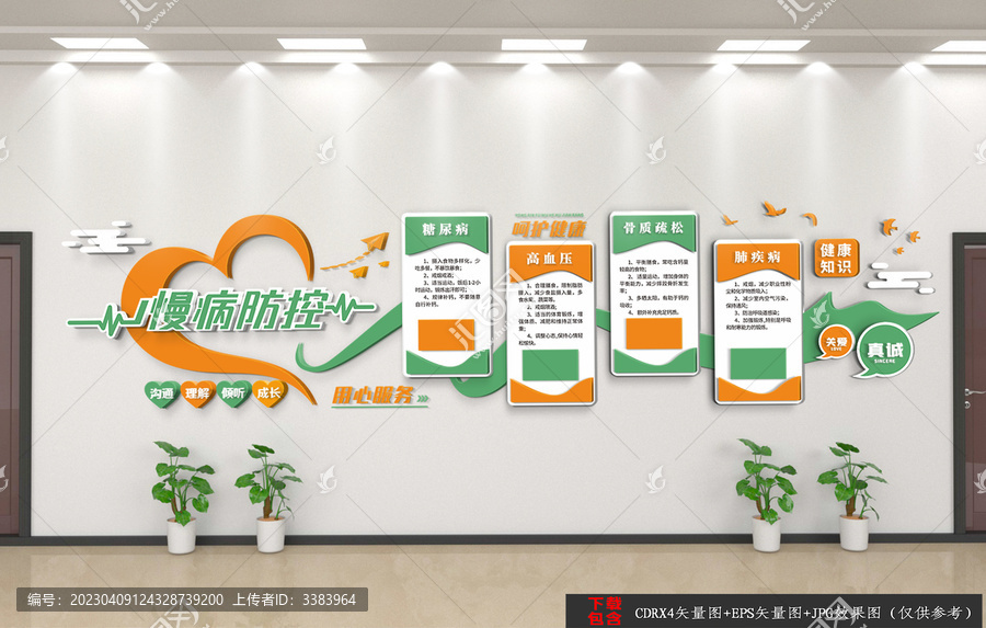 醫(yī)院慢病防控文化墻