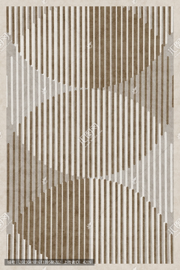 輕奢幾何客廳地毯地墊圖案