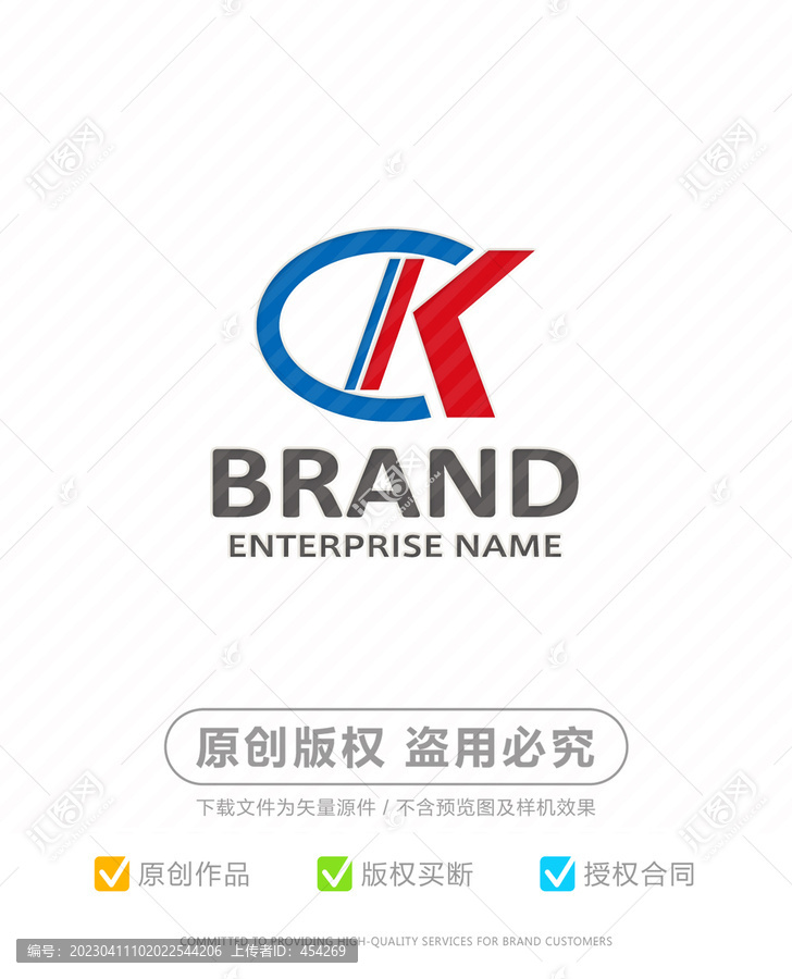 CK字母logo