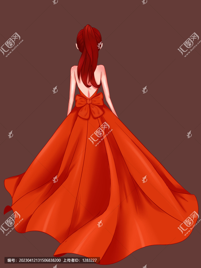 晚禮服女孩