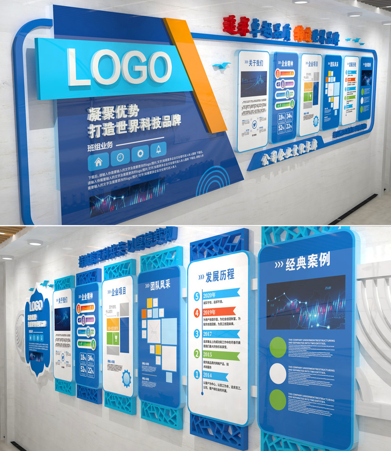 全套企業(yè)文化墻