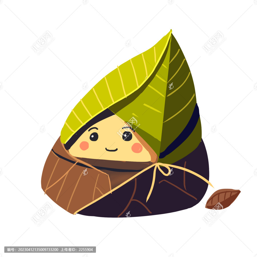 端午節(jié)手繪卡通粽子免摳元素