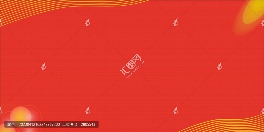 紅底黃線素材