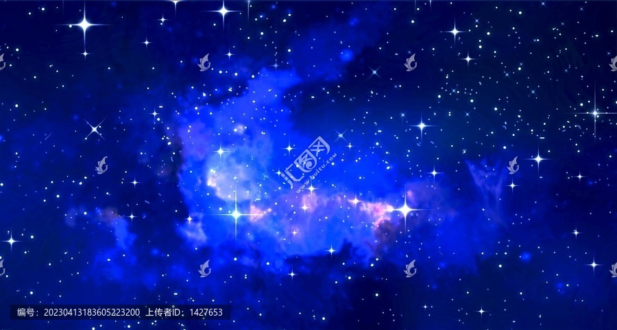 藍(lán)色星空背景