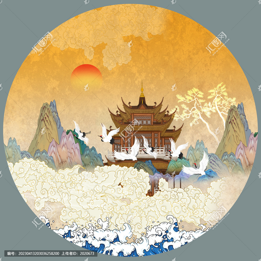 新中式山水畫
