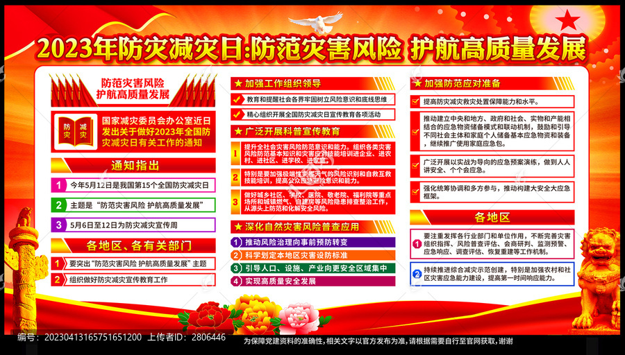 2023年防災(zāi)減災(zāi)日