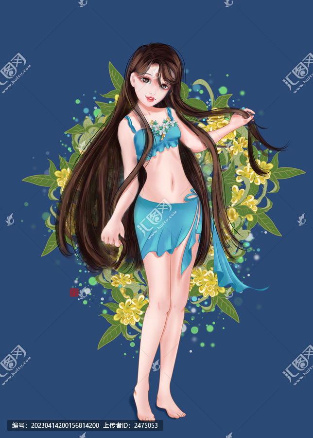 洗發(fā)水包裝插畫