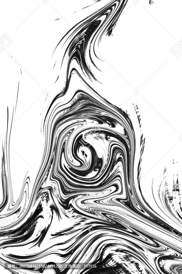 抽象水墨畫