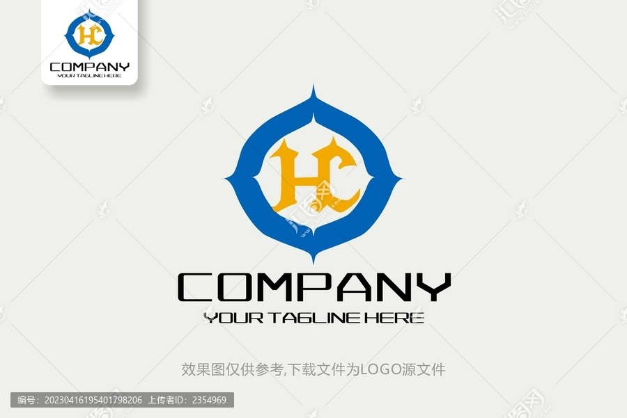 HC休闲娱乐英文logo