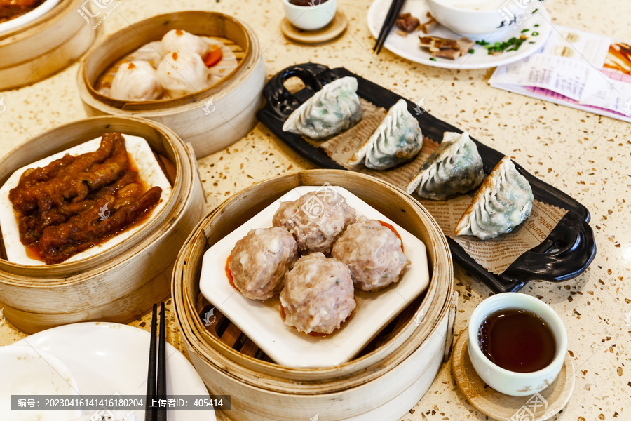 广东饮早茶早餐美食