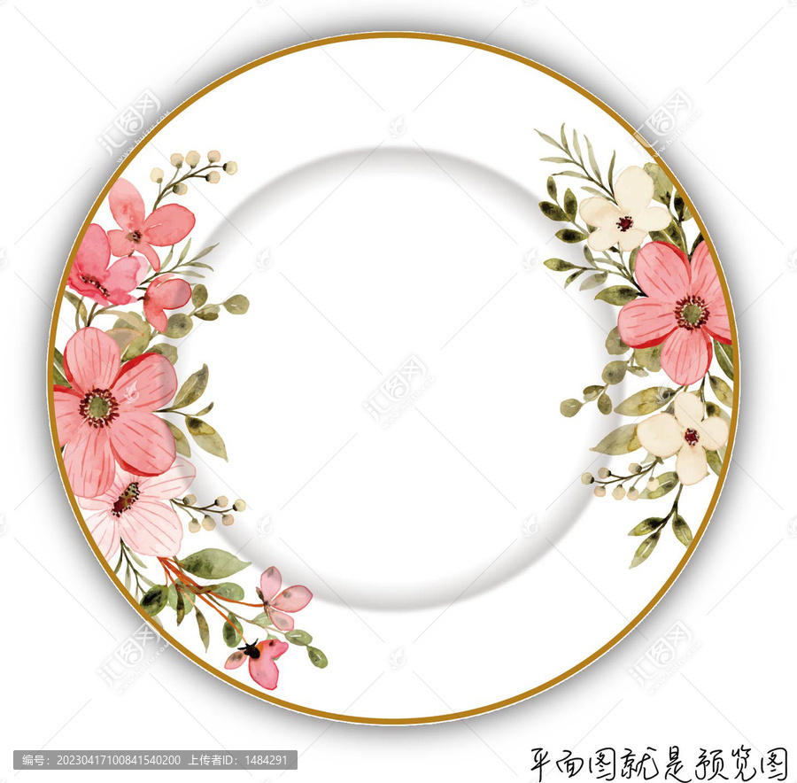 餐具花面