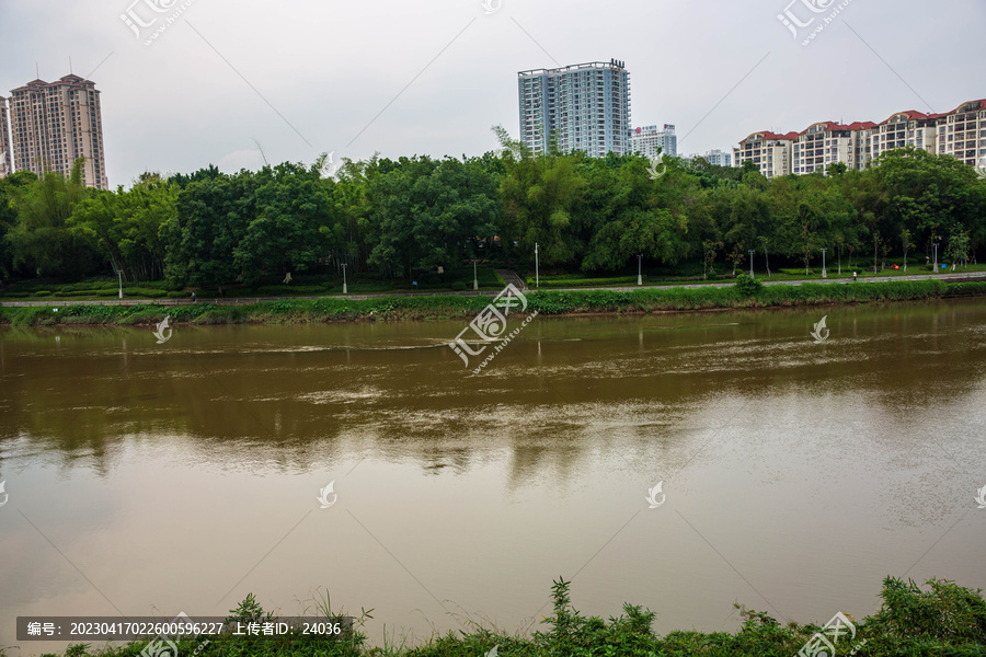 钦江水流