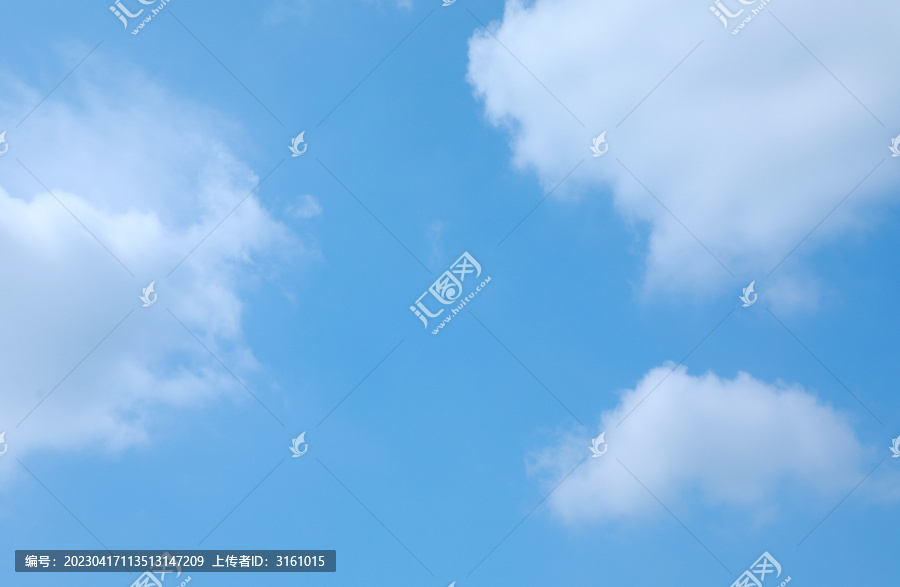 天气好蓝天白云晴天夏季天空