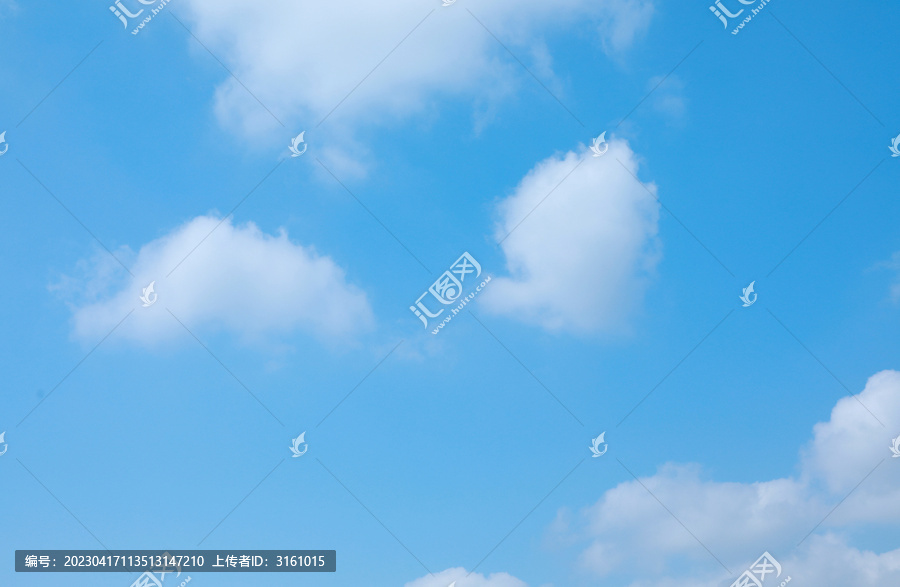 蓝天白云系列睛天夏季天空