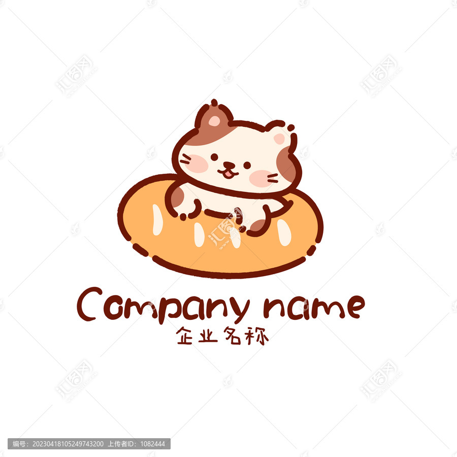 卡通貓咪logo