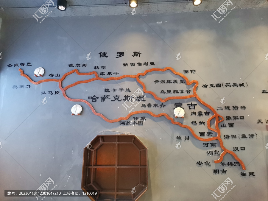 茶文化线路图