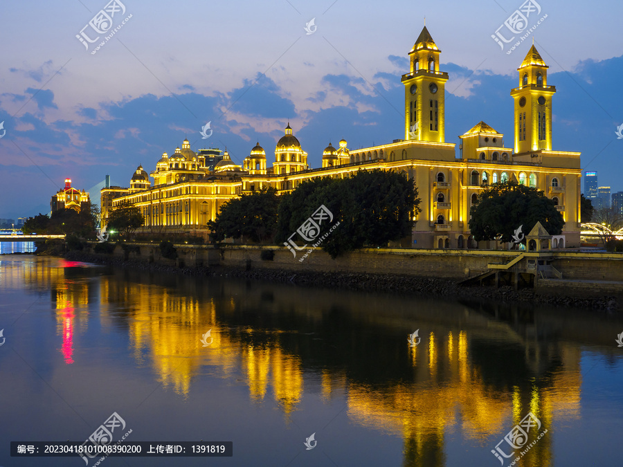 福州市中洲岛夜景