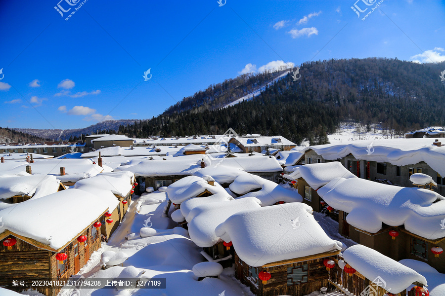 东北雪乡雪景