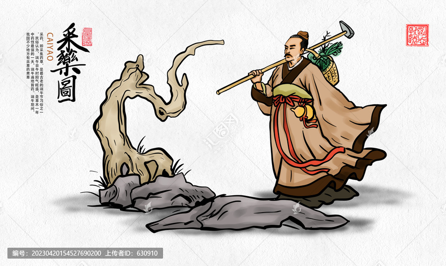 采藥圖
