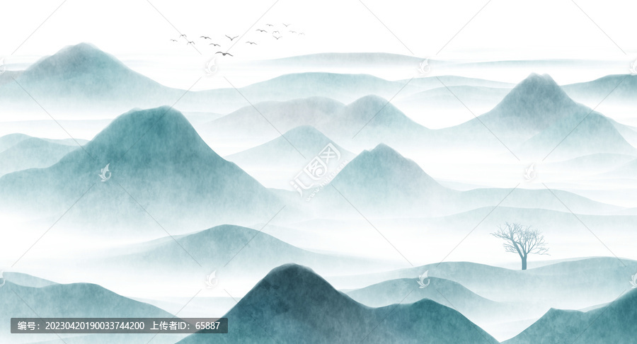 水墨山水畫
