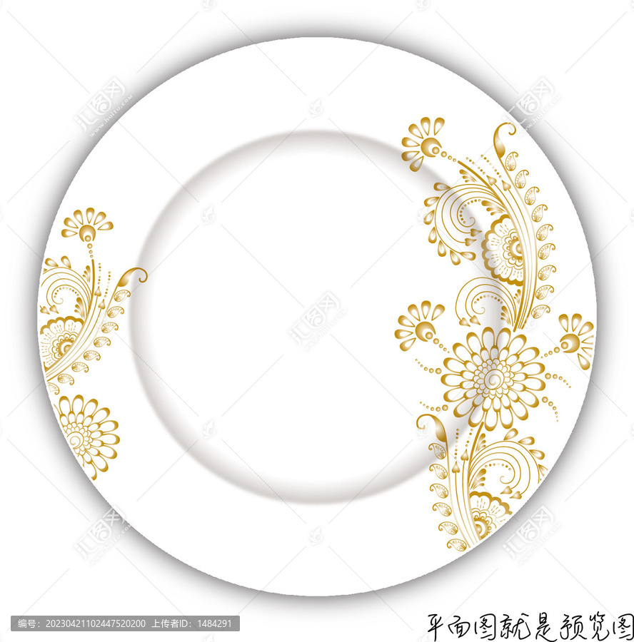 餐具花面