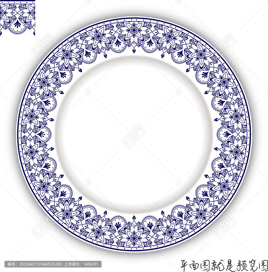 餐具花面
