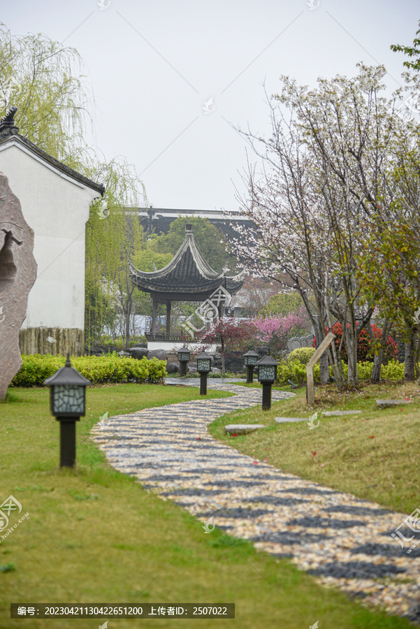 苏州桃花坞春季江南水乡风光