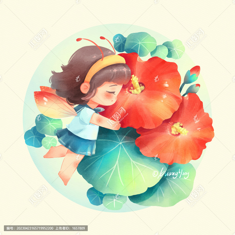 花仙子插畫
