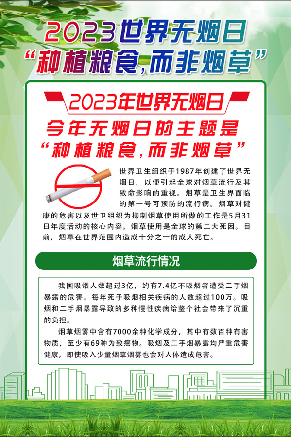 2023年世界無煙日