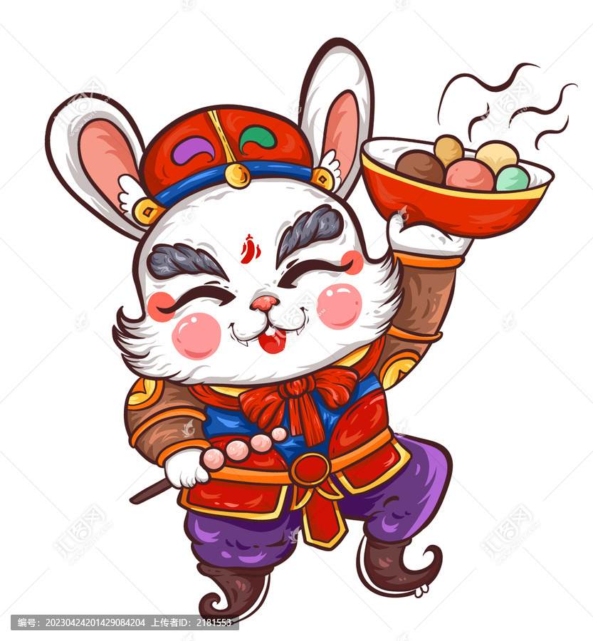 國潮火鍋卡通形象