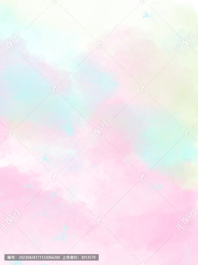 水彩筆刷暈染紋理涂鴉炫彩背景