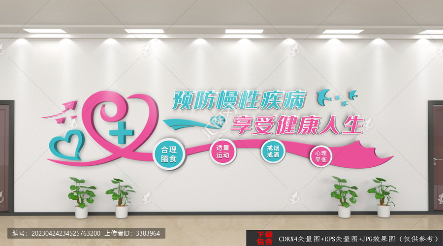 慢性病文化墻
