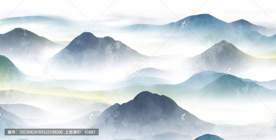 山水背景