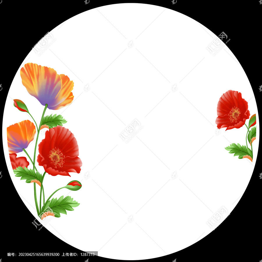 陶瓷花面