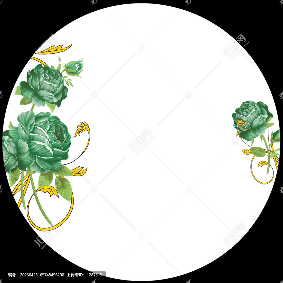 陶瓷花面