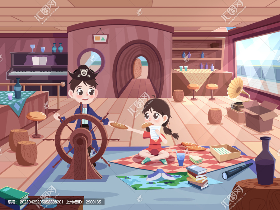 船長室