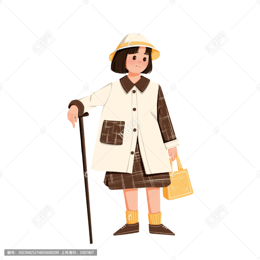 小女孩元素