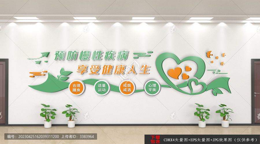 預(yù)防慢性疾病文化墻