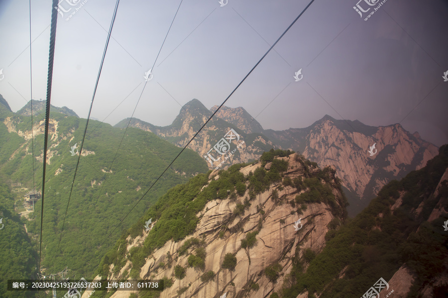 陕西华山西峰风景