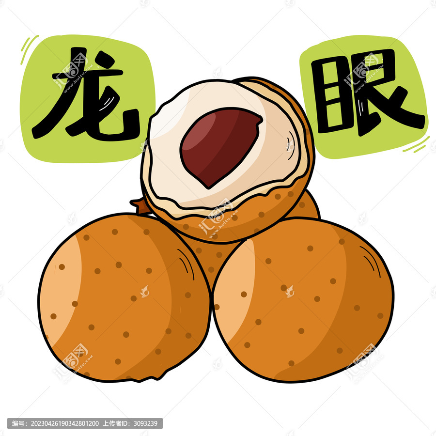 龍眼插畫(huà)