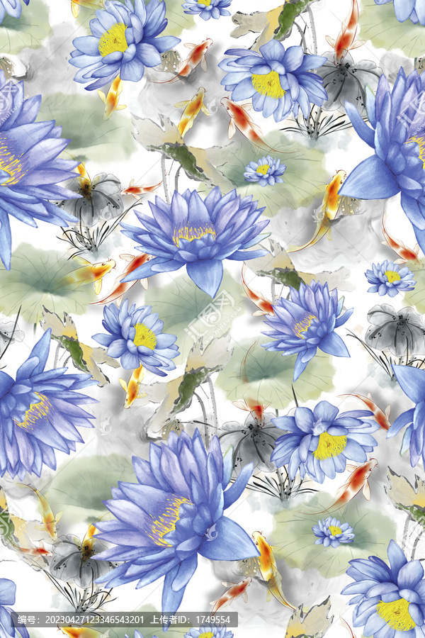 藍(lán)色荷花