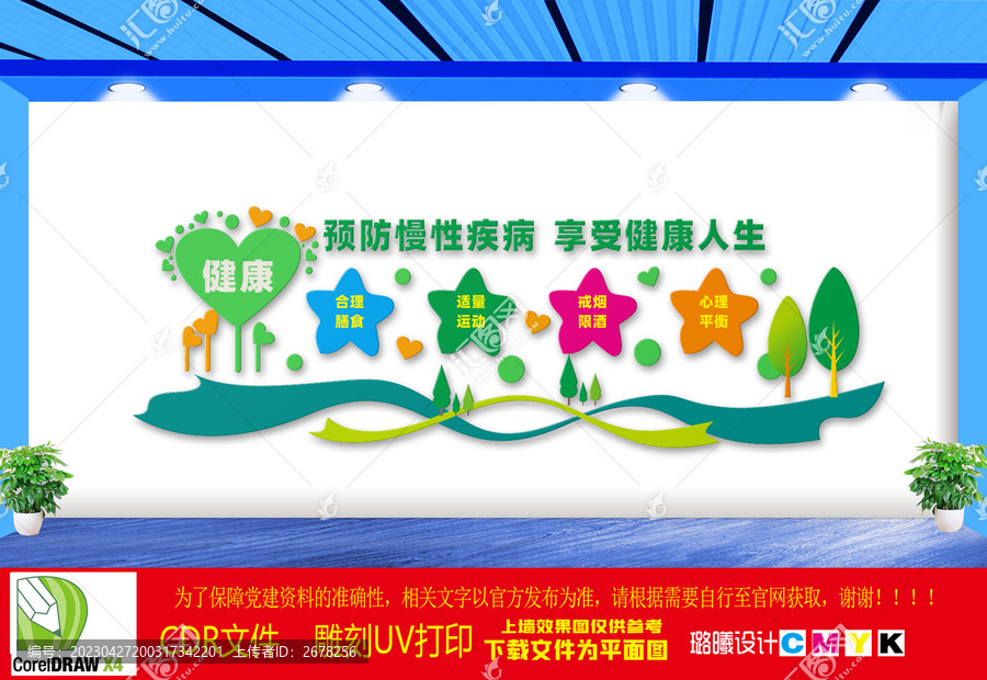 預防慢性疾病文化墻