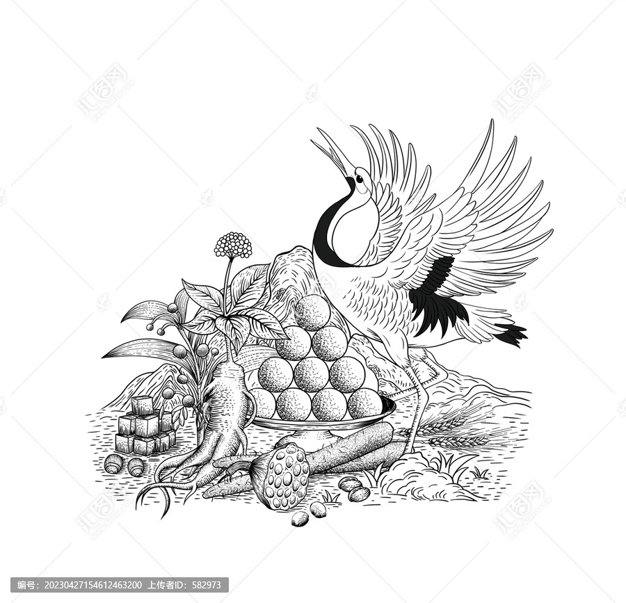 人參薏仁茯苓山藥蓮子燕麥八珍