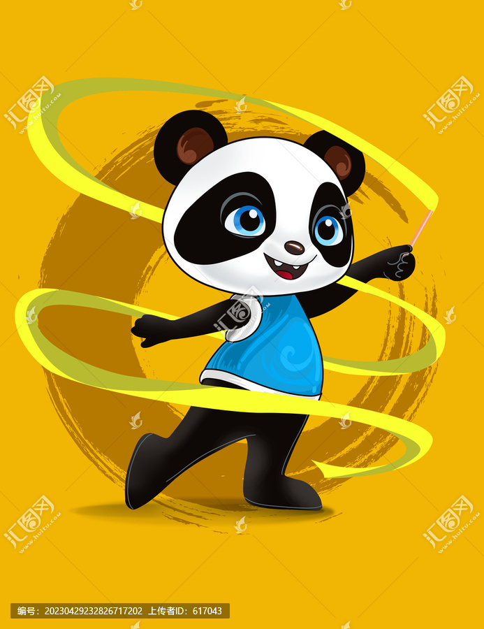 卡通熊貓
