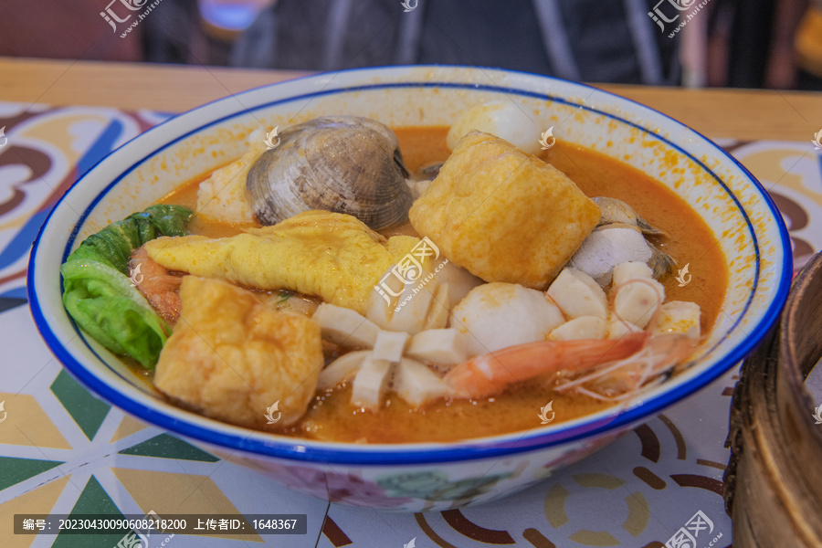 厦门鼓浪屿美食沙茶汤面