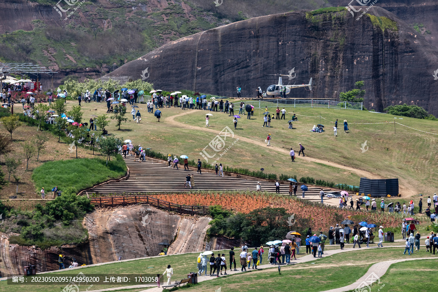 湖南郴州高椅岭景区的五一节