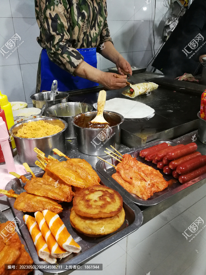 鸡蛋卷饼