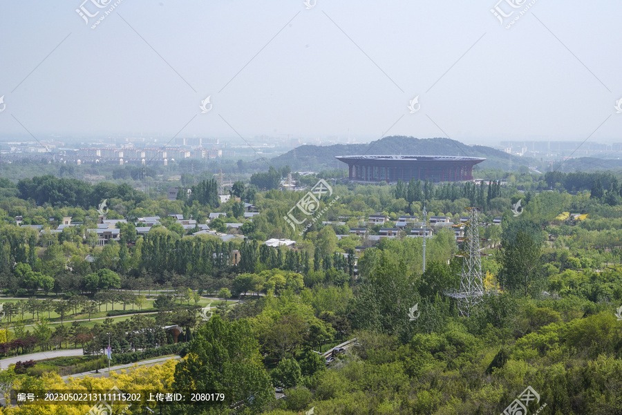 北京怀柔雁栖湖俯瞰