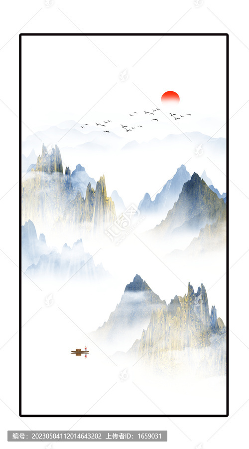 山水裝飾畫(huà)