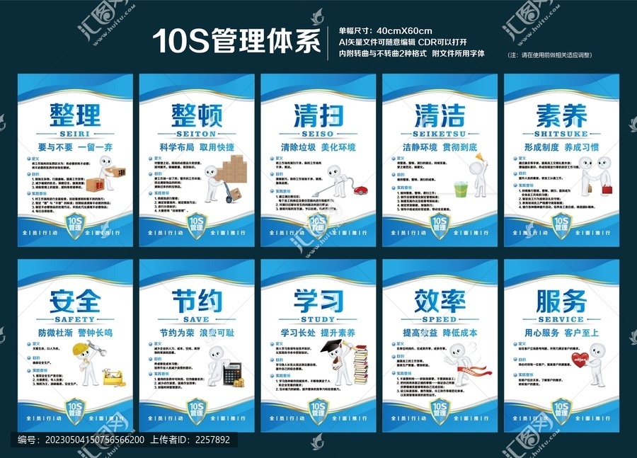 企業(yè)10S管理海報(bào)